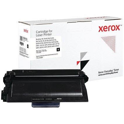 Xerox Everyday Replacement Toner Cartridge Black Compatible With Brother TN-3380 006R04206