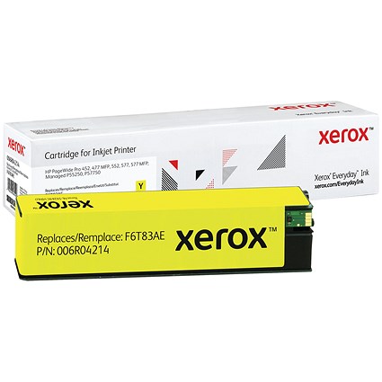 Xerox Everyday Replacement PageWide Cartridge High Yield Yellow For HP F6T83AE 006R04214