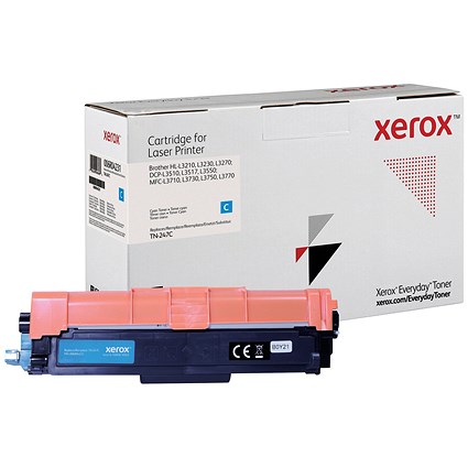 Xerox Everyday Replacement Toner Cartridge High Yield Cyan Compatible With Brother TN-247C 006R04231