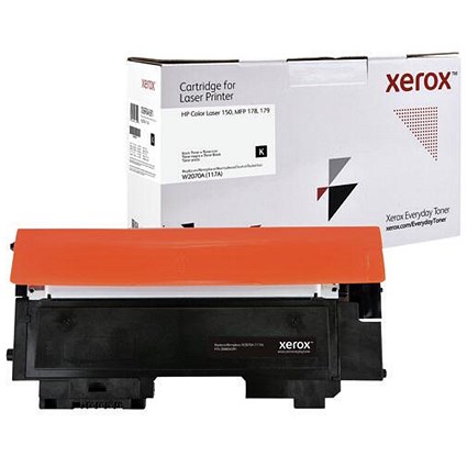 Xerox Everyday Replacement HP 117A W2070A Laser Toner Black 006R04591