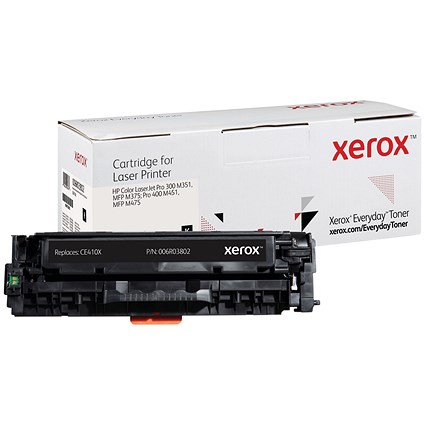 Xerox Everyday Replacement For CE410X Laser Toner Black 006R03802
