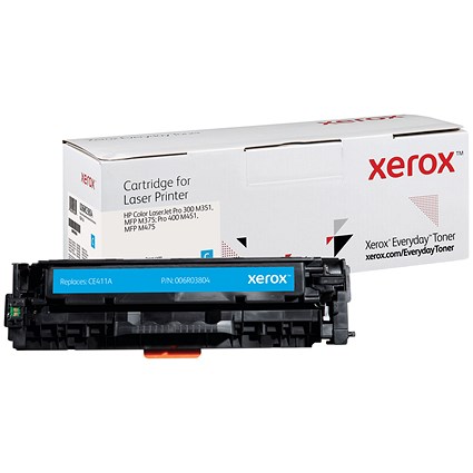 Xerox Everyday Remanufactured Toner Cartridge Cyan For HP CE411A 006R03804