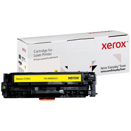 Xerox Everyday Remanufactured Toner Cartridge Yellow For HP CF382A 006R03819