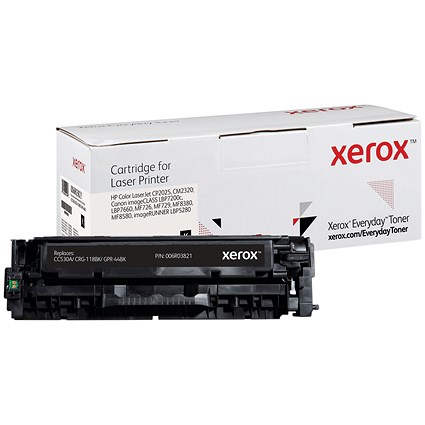 Xerox Everyday Remanufactured Toner Cartridge Black For HP CC530A 006R03821