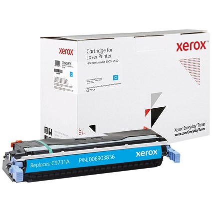 Xerox Everyday Replacement For C9731A Laser Toner Cyan 006R03836