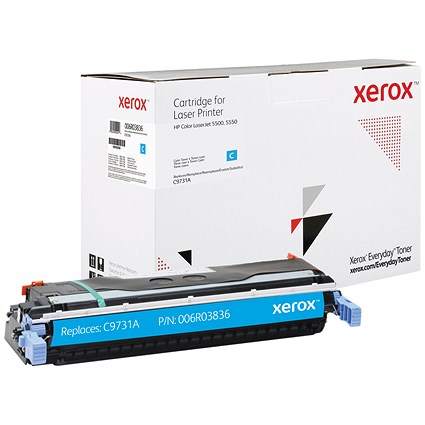 Xerox Everyday Replacement For C9731A Laser Toner Cyan 006R03836
