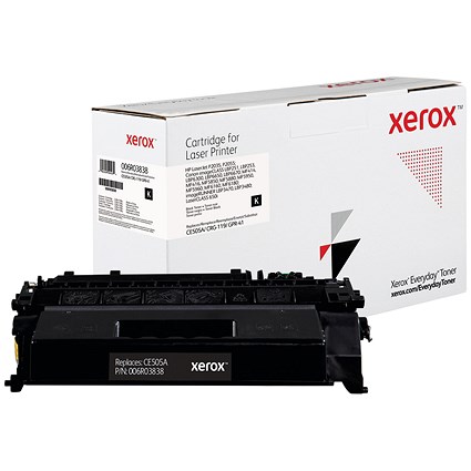 Xerox Everyday Replacement Toner Cartridge Black For HP CE505A 006R03838