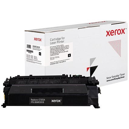 Xerox Everyday Replacement Toner Cartridge High Yield Black For HP CE505X 006R03839