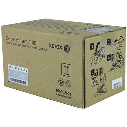 Xerox Phaser 7100 Yellow Laser Toner Cartridge 106R02601