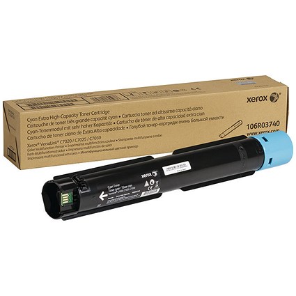 Xerox VersaLink C7020/C7025/C7030 Toner Cartridge Extra High Yield Cyan 106R03740