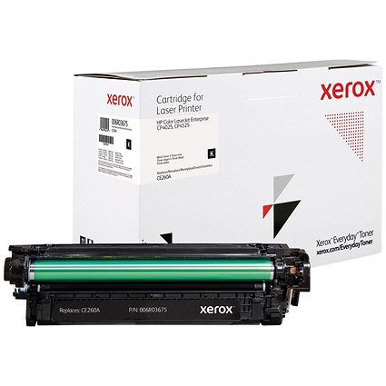 Xerox Everyday Replacement Toner Cartridge Black For HP CE260A 006R03675