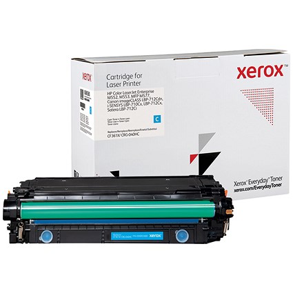 Xerox Everyday Replacement Toner Cartridge High Yield Cyan For HP CF361X 006R03680