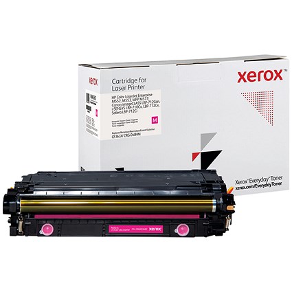 Xerox Everyday Replacement For CF363X/CRG-040HM Laser Toner Magenta 006R03682