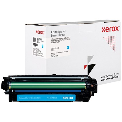 Xerox Everyday Replacement For CE401A Laser Toner Cyan 006R03685