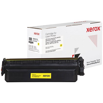 Xerox Everyday Replacement Toner Cartridge High Yield High Yield Yellow For HP CF412X 006R03702