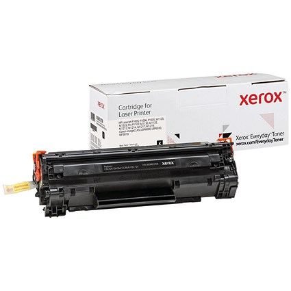Xerox Everyday Replacement For CB435A/CB436A/CE285A/CRG-125 Laser Toner Black 006R03708