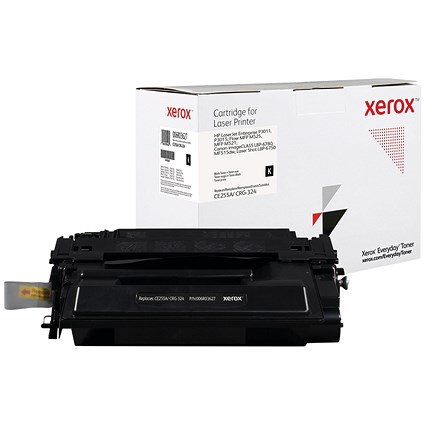 Xerox Everyday Replacement Toner Cartridge Black For HP CE255A 006R03627 Xerox Everyday Replacement Toner Cartridge Black For HP CE255A 006R03627