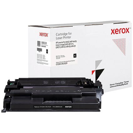 Xerox Everyday Replacement For CF226X/CRG-052H Toner Black 006R03639