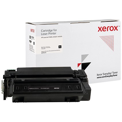 Xerox Everyday Replacement For Q7551A Laser Toner Black 006R03669