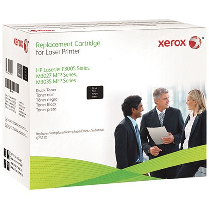 Xerox HP 51X Black Laser Toner Cartridge Q7551X