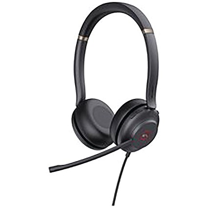 Yealink UH37 Stereo Wired Headset USB-C/A MS Teams Black 1308140