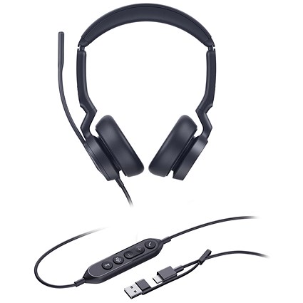Yealink UH46 USB Wired Dual Teams Headset USB-C/A 1308182
