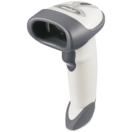 Zebra LS2208 1D SR Handheld Scanner Kit, Multi-Interface, USB, Light Grey