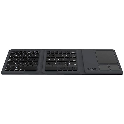 ZAGG Universal Tri Fold Keyboard with TouchPad, Black