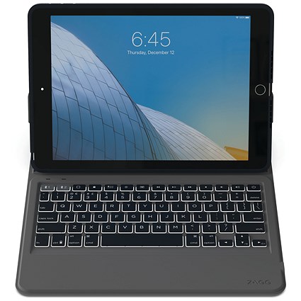 Zagg Rugged Messenger iPad Keyboard and Case Black Paperstone
