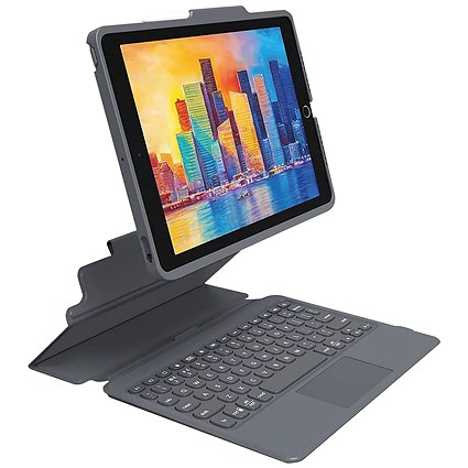 Zagg Pro Keys iPad 12.9 Wireless Keyboard and Detachable Case, Grey