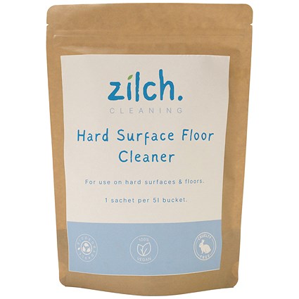 Zilch Hard Surface Floor Cleaner Refill Pouch, Pack of 50