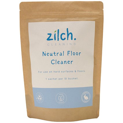 Zilch Neutral Floor Cleaner Refill Pouch, Pack of 50