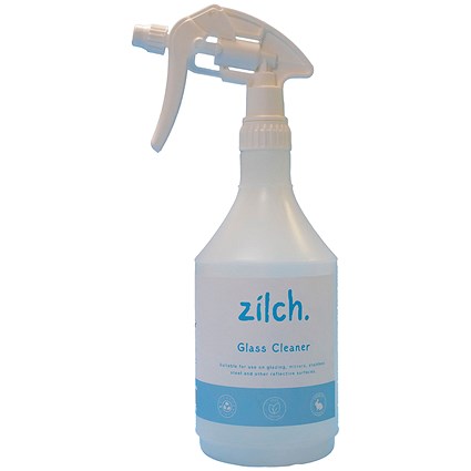 Zilch Glass Cleaner Trigger Spray Bottle, 750ml Zilch Glass Cleaner Trigger Spray Bottle, 750ml
