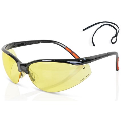 Beeswift High Performance Lens Safety Spectacle Yellow