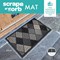 Scrape 'N' Sorb Premium Diamond Durable Nylon Pile Doormat, 750x450mm, Grey
