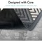 Scrape 'N' Sorb Premium Diamond Durable Nylon Pile Doormat, 750x450mm, Grey