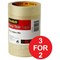 Scotch Easy Tear Transparent Tape / 25mmx66m / 6 Rolls per Pack - 3 Packs for the Price of 2