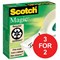 Scotch Magic Tape / 19mmx33m / Matt / 3 for the price of 2