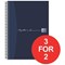 Oxford MyNotes Notebook / A5 / Feint Ruled with Margin / 200 Pages / Pack of 3 / 3 for the Price of 2