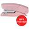 Rexel Matador Half Strip Stapler - Pink - Offer Includes FREE Eyeshadow