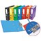 Rexel Colorado A4 Lever Arch Files / Plastic / 80mm Spine / Orange / Pack of 10 / Offer Includes FREE Plastic Pockets