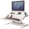 Fellowes Lotus Sit-Stand Workstation / 22 Height Adjustments / White / Redeem Your £50 Cashback
