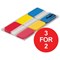 Post-it Strong Index / Red, Yellow & Blue / Pack of 66 / 3 for the Price of 2