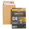 New Guardian C4 Board-backed Envelopes / Window / Peel & Seal / Manilla / Pack of 125 / Offer Includes FREE Envelopes