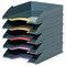 Durable Varicolor Stackable Desktop Drawer Set with 10 Drawers / A4 / Offer Includes FREE Letter Tray Set