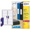 Avery Laser Filing Labels for Ring Binder / 18 per Sheet / 100x30mm / L7172-25 / 450 Labels / 3 for the Price of 2