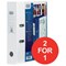 Elba A4 Lever Arch Files / Clear PVC Cover / White / Pack of 10 / Buy One Get One FREE
