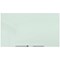 Nobo Diamond Glass Board / Magnetic / W1260xH711mm / White / FREE Desktop Pad