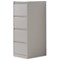 Bisley Foolscap Filing Cabinet, 4-Drawer, Goose Grey