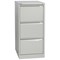 Bisley Foolscap Filing Cabinet, 3-Drawer, Goose Grey